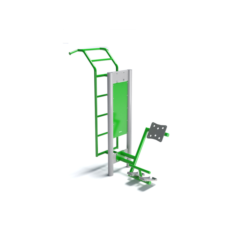 Ladder + Back extension - outdoor gym