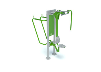 Leg raise + Butterfly- outdoor gym