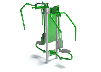 Seated press + Butterfly - outdoor gym | Starmax