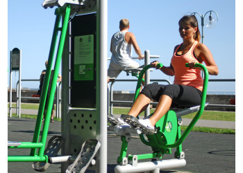 Rower + Pylon + Cross-trainer - outdoor gym | Starmax