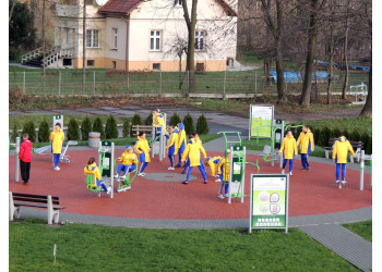 Double handlebars OF2-03 – Outdoor gym for seniors Starmax