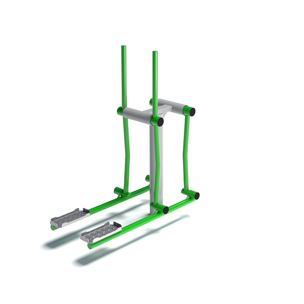 Single skier - outdoor gym