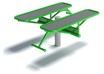 Ławka podwójna - siłownia plenerowa