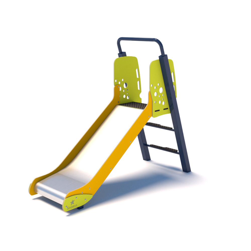 Slide 90 cm with ladder P3307 | Stainless-steel slide Starmax