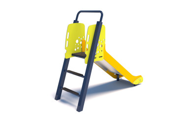 Slide 90 cm with ladder P3307 | Stainless-steel slide Starmax