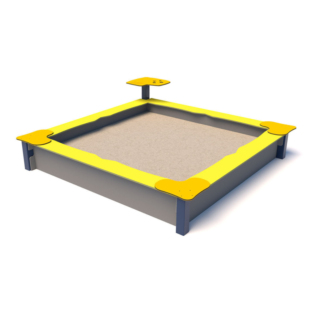 Medium sandpit 190x190 with a table – Starmax playgrounds