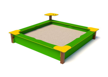 Medium sandpit 190x190 with a table – Starmax playgrounds