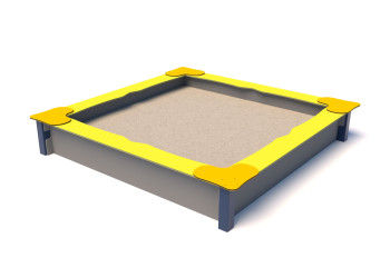 Square sandpit 190x190 for the playground – Starmax