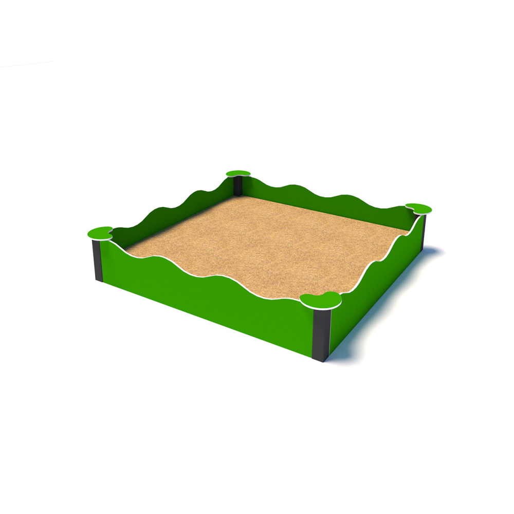 Wave sandpit 1.9 m – a durable and creative place to play