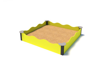 Wave sandpit 1.9 m – a durable and creative place to play