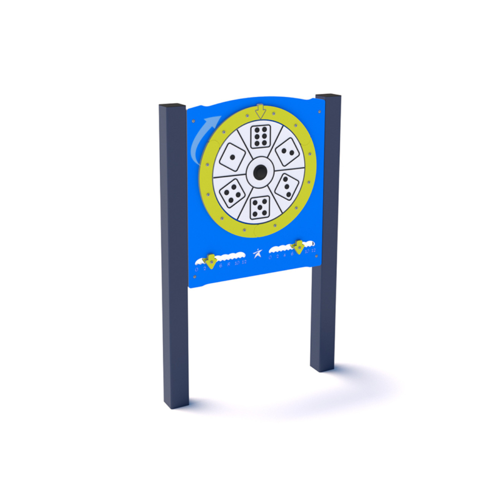 Roll the Dice panel ♿ – an inclusive educational panel for the playground