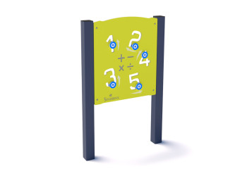 Educational panel P3808 Numbers panel ♿ – Starmax playgrounds