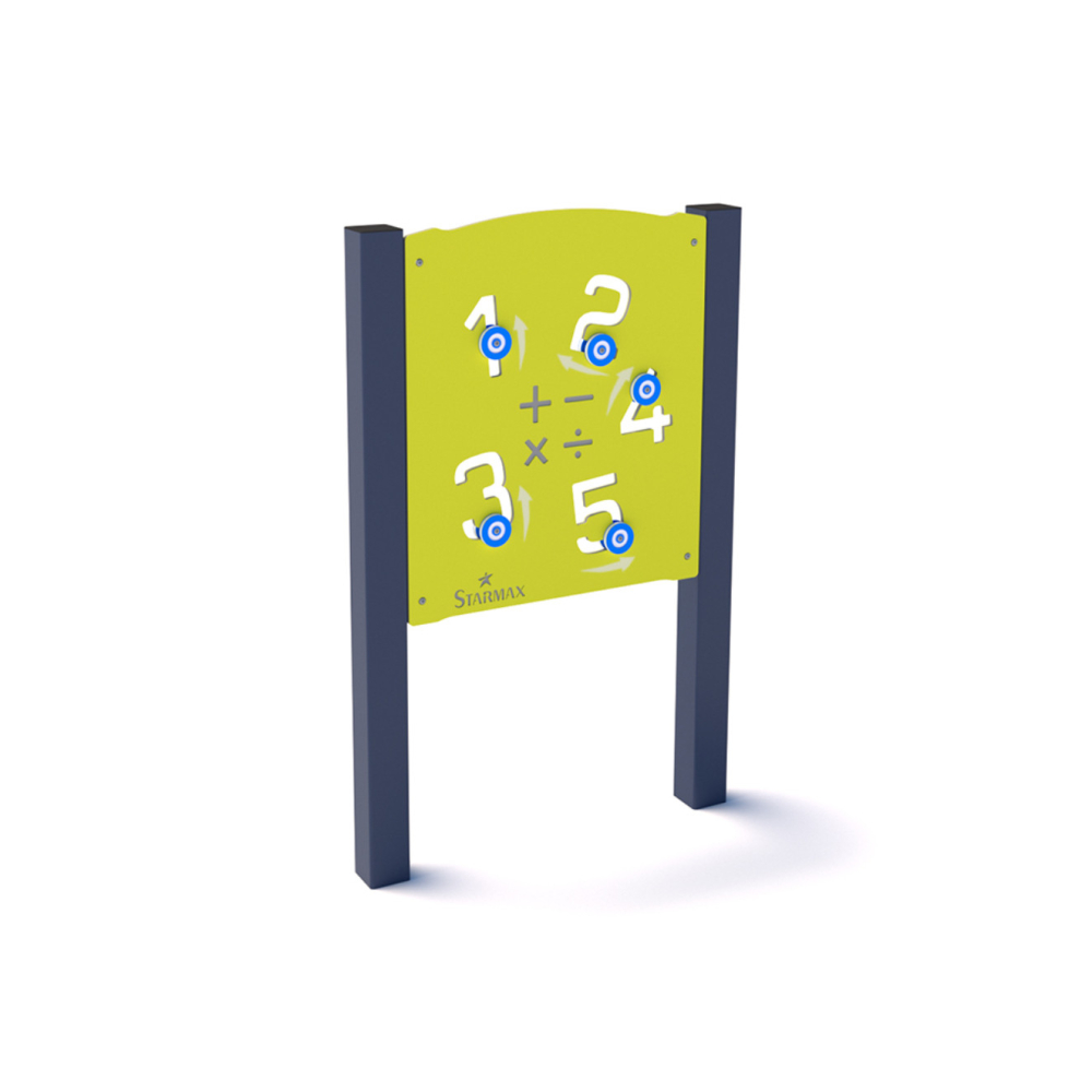 Educational panel P3808 Numbers panel ♿ – Starmax playgrounds