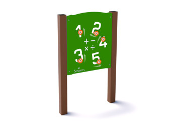 Educational panel P3808 Numbers panel ♿ – Starmax playgrounds