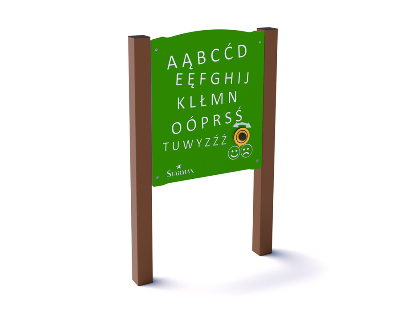 P3810 Panel Alfabet ♿ na plac zabaw