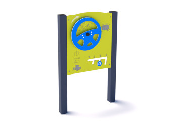 Steering Wheel panel ♿ P3811 – educational panel for the playground for children