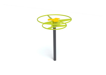 Spinning top roundabout