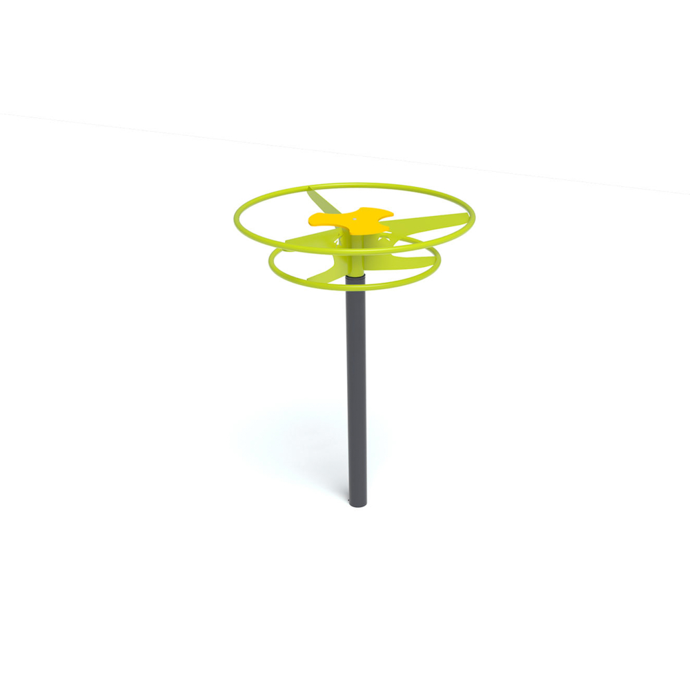 Spinning top roundabout