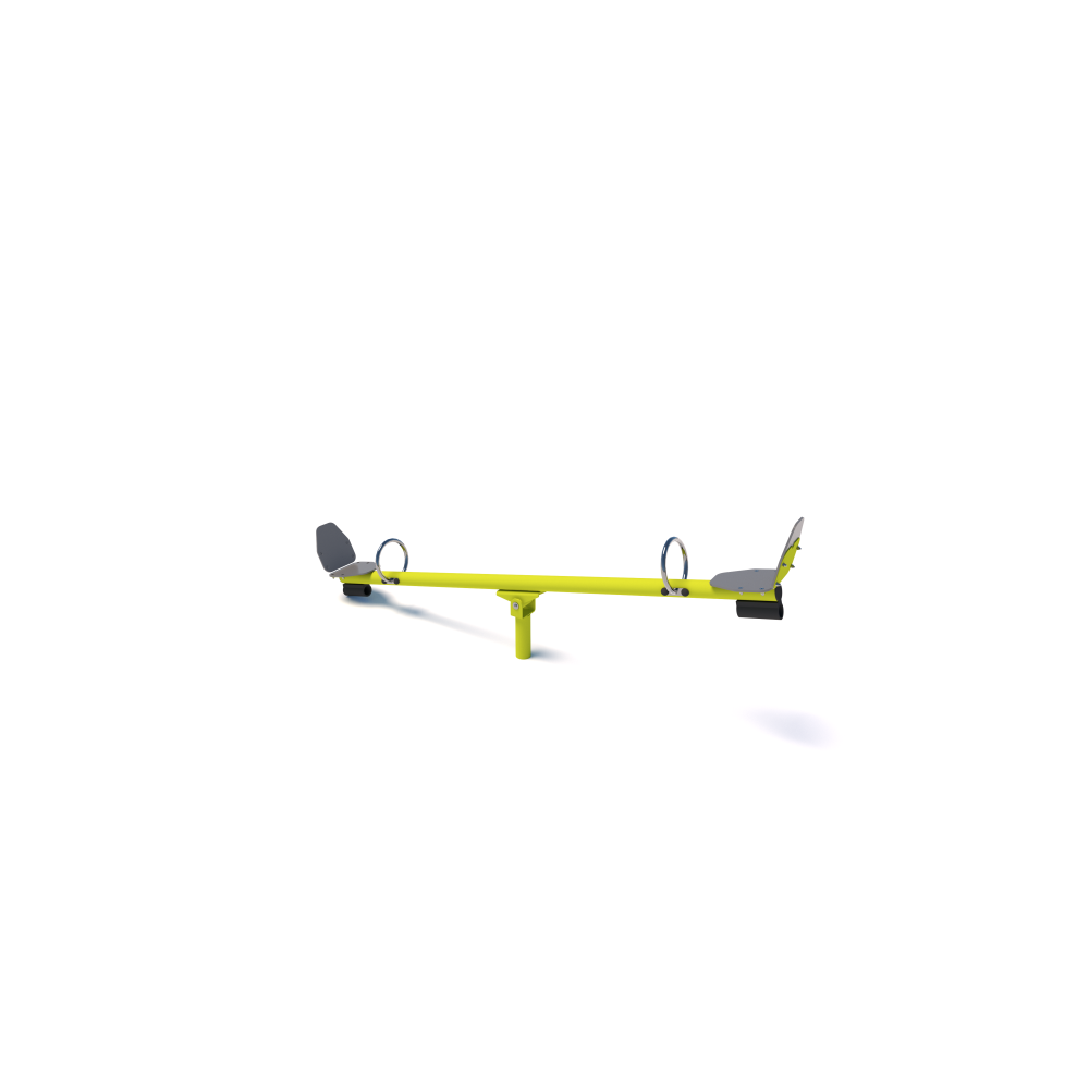 Straight seesaw with backrests – playground for children