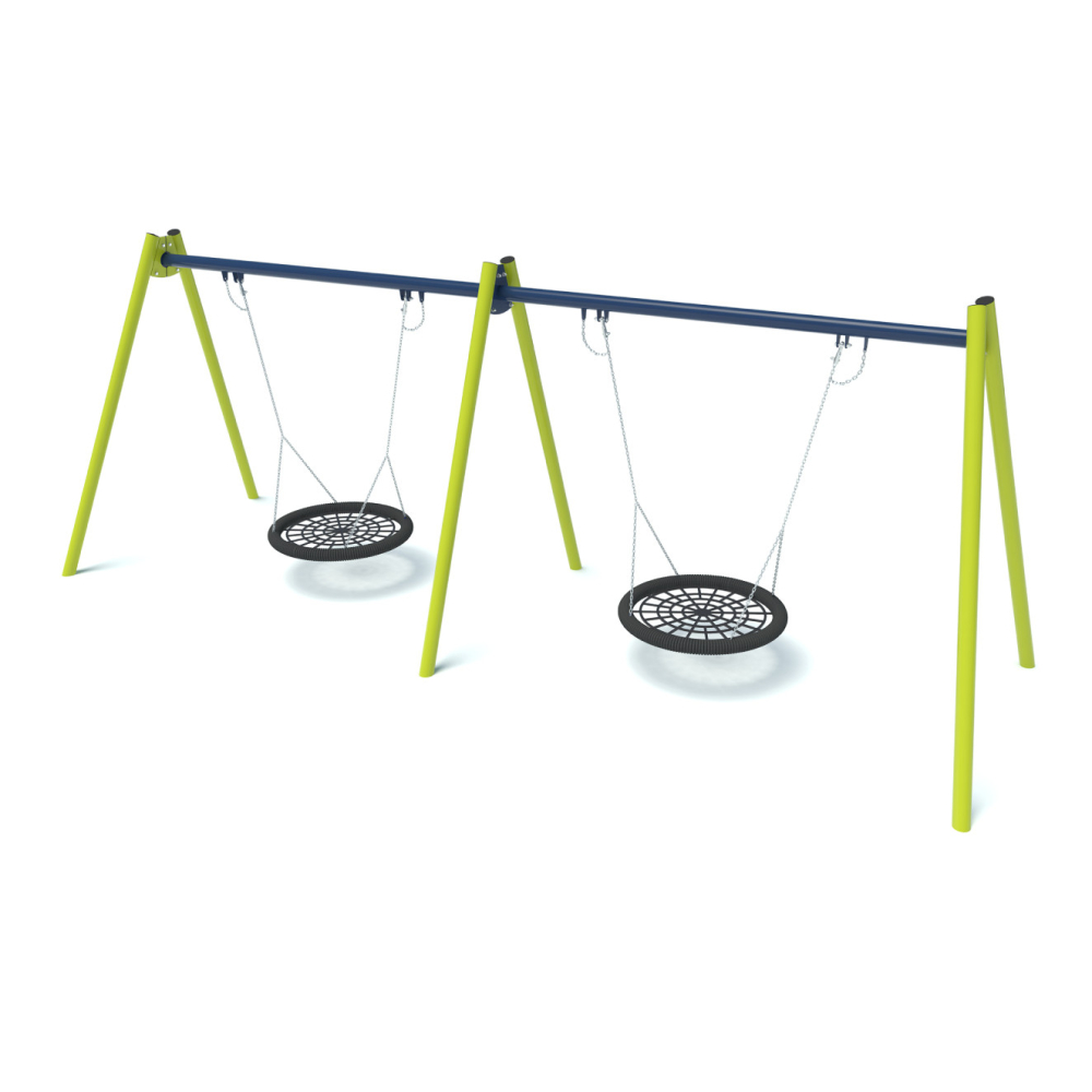 Double bird's nest swing ♿