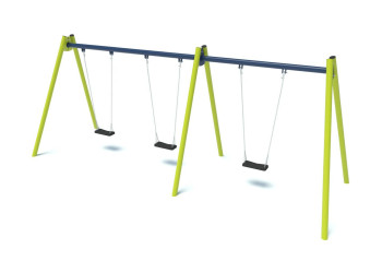 Triple pendulum swing with flat seats – Starmax
