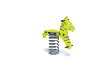Zebra spring rider – safe play for the playground