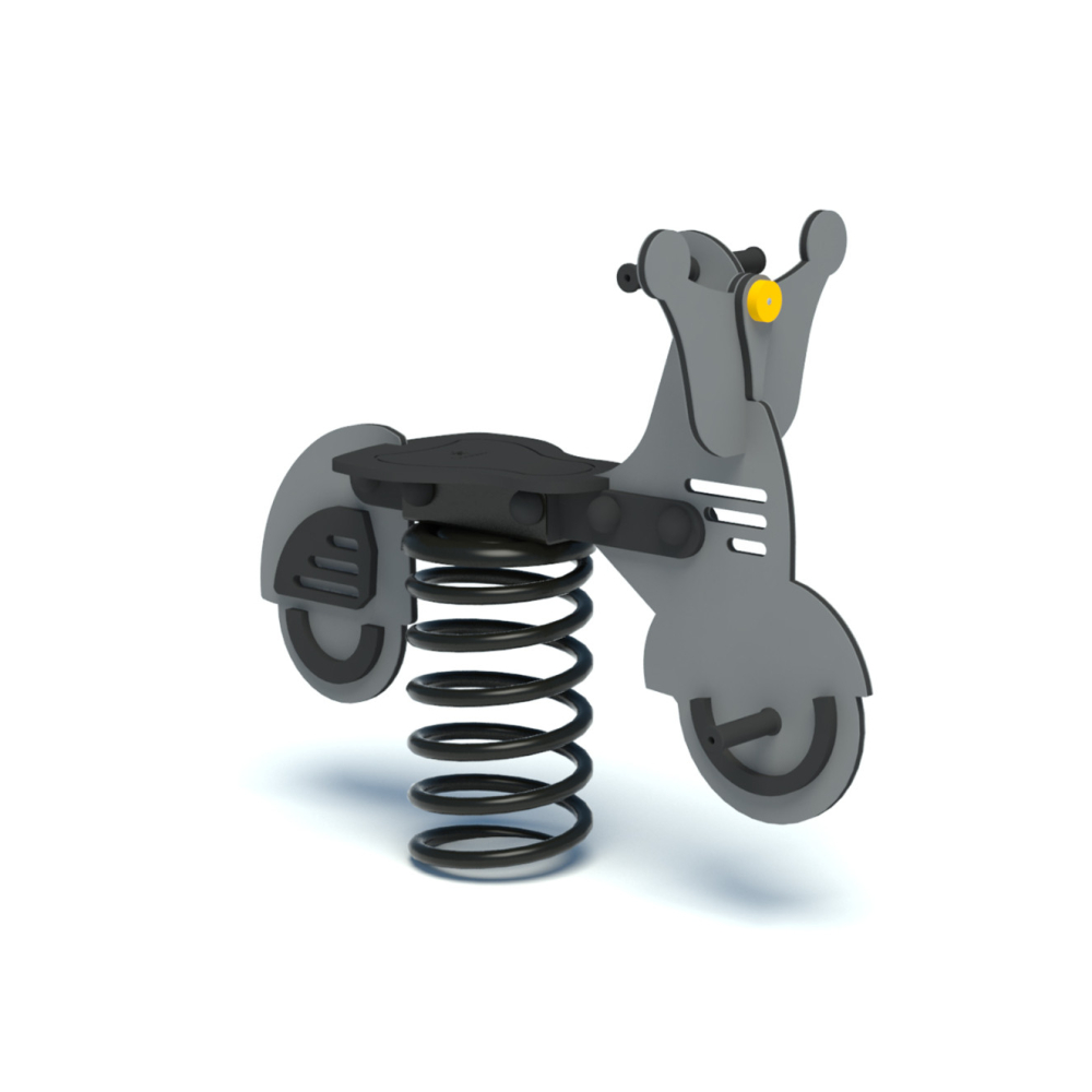 SCOOTER spring rider – safe play for the playground