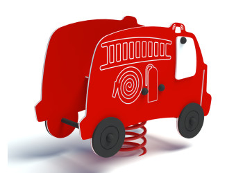 FIRE ENGINE spring rider – safe play for the playground