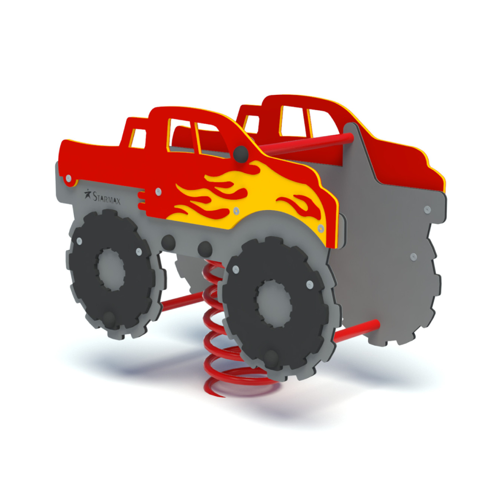 MONSTER TRUCK spring rider – a durable and safe spring rider
