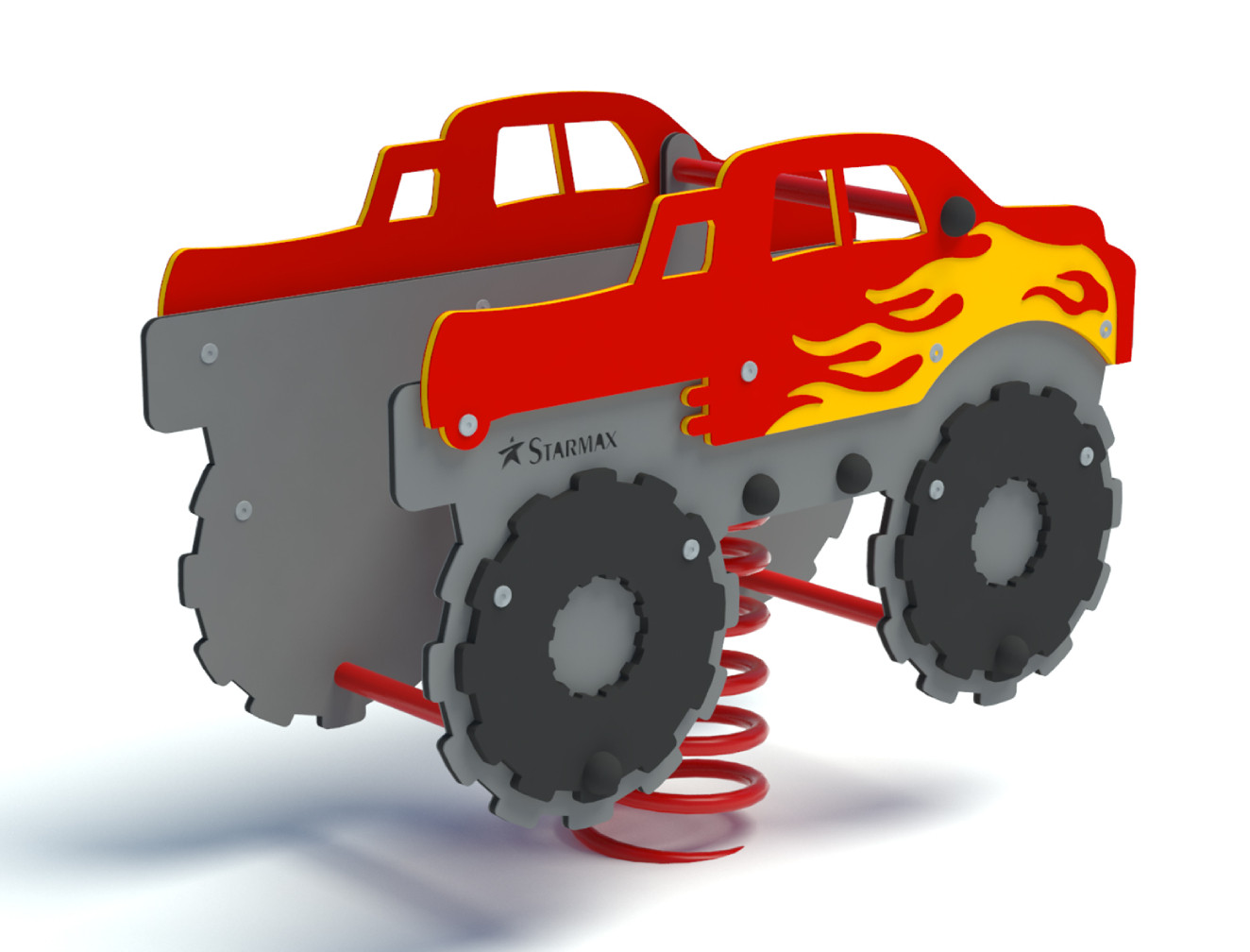 Bujak na sprężynie MONSTER TRUCK Bujak na sprężynie na plac zabaw
