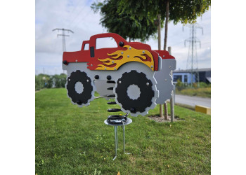 MONSTER TRUCK spring rider – a durable and safe spring rider