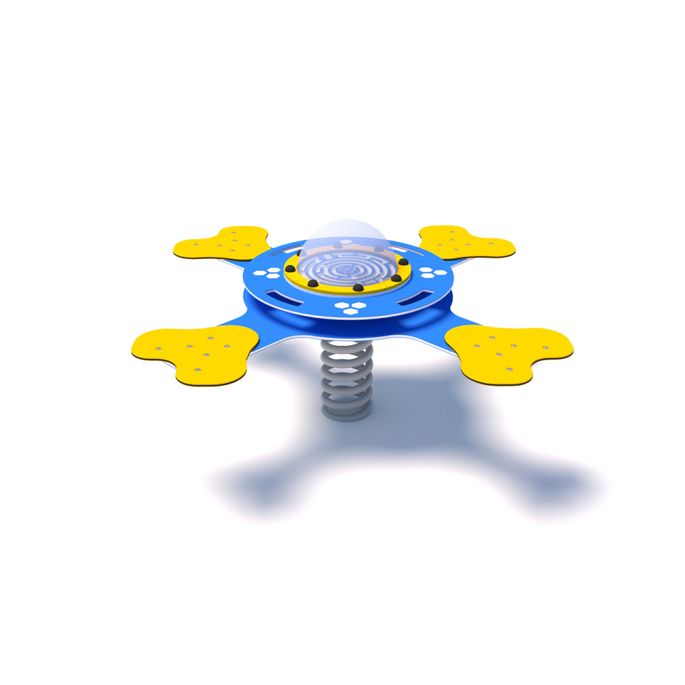 4-person spring rider with a game – Starmax playgrounds