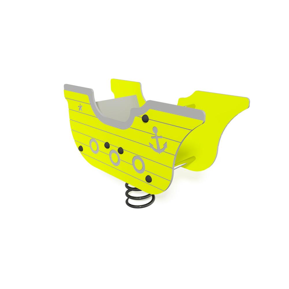 Ship spring rider – safe play for the playground