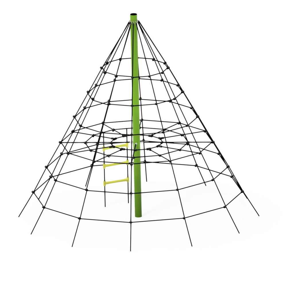 P7205 Rope pyramid 3.5 – a modern playground for children