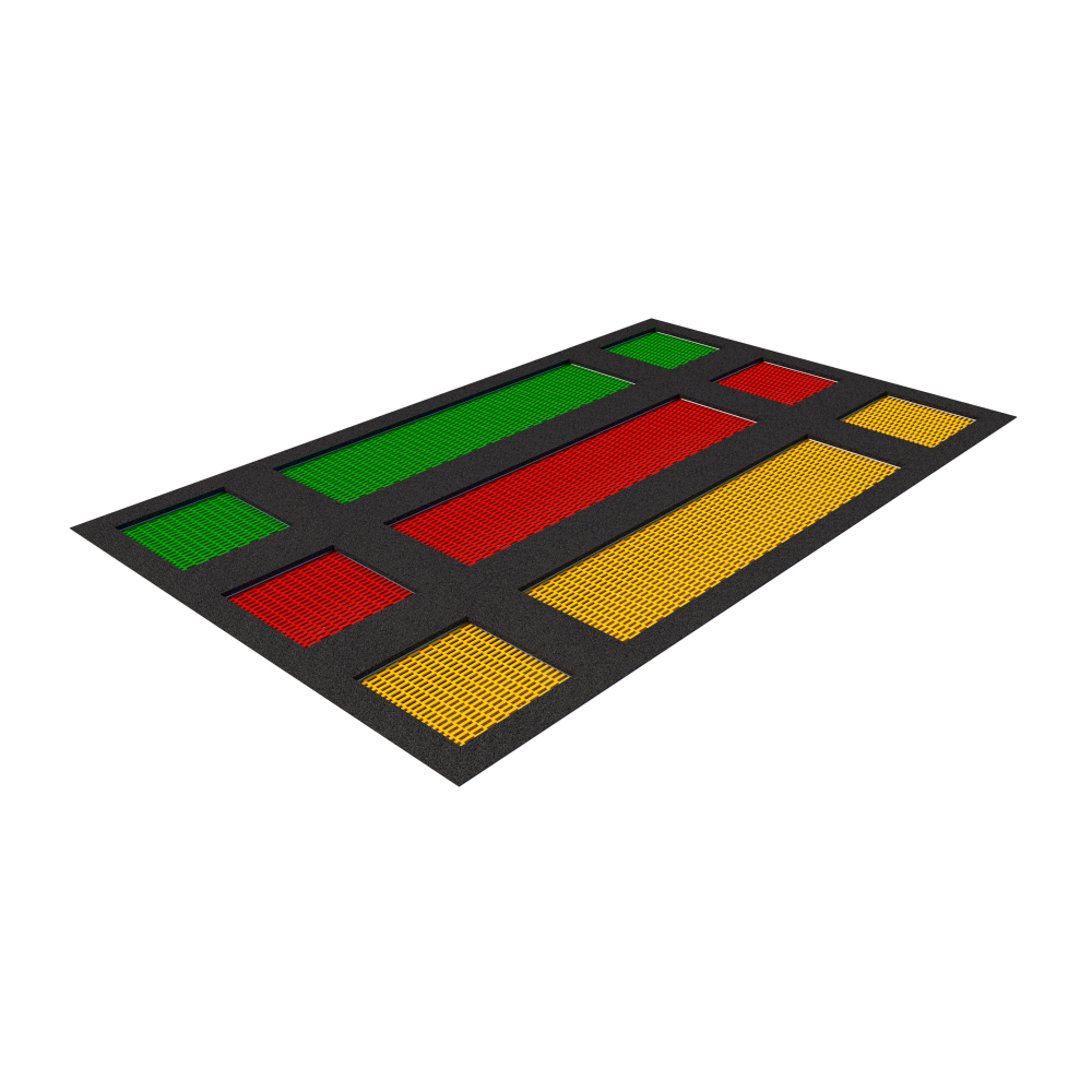 SET 12 colourful trampolines | Starmax