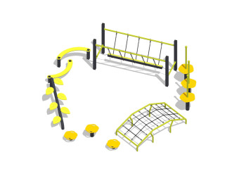 Agility set P5036 – a rope playground for children 3+