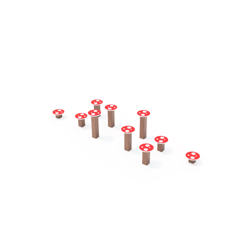 P5051 Agility mushrooms – a modern playground for children
