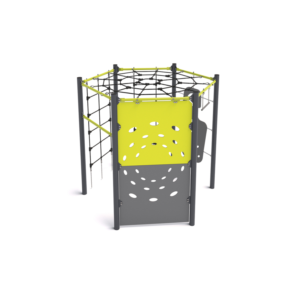 Agility hexagon P5029 – a rope playground for children