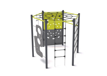 Agility hexagon P5029 – a rope playground for children