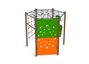 Agility hexagon P5029 – a rope playground for children