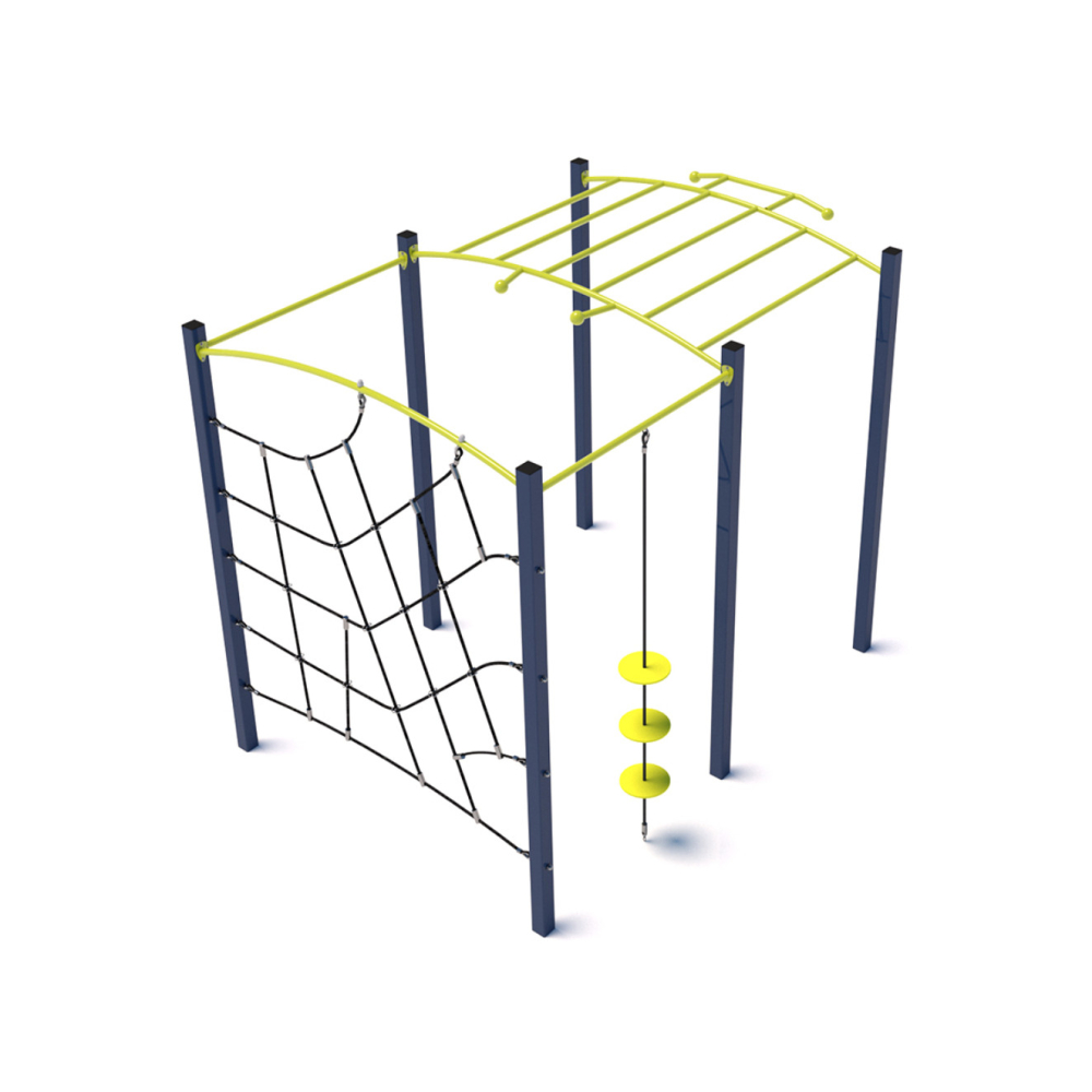 Strongman set P5007 – a rope playground with street-workout elements