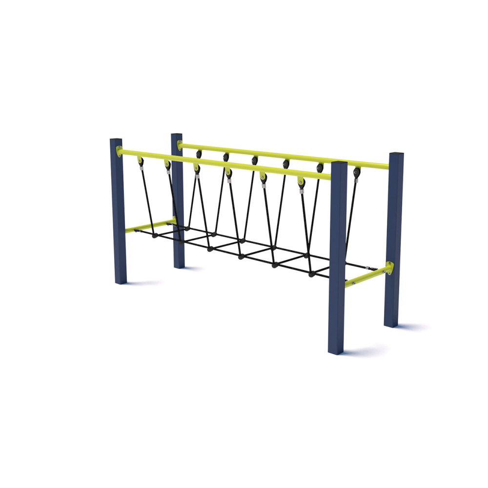 Moving bridge P5020 – a rope playground element for children