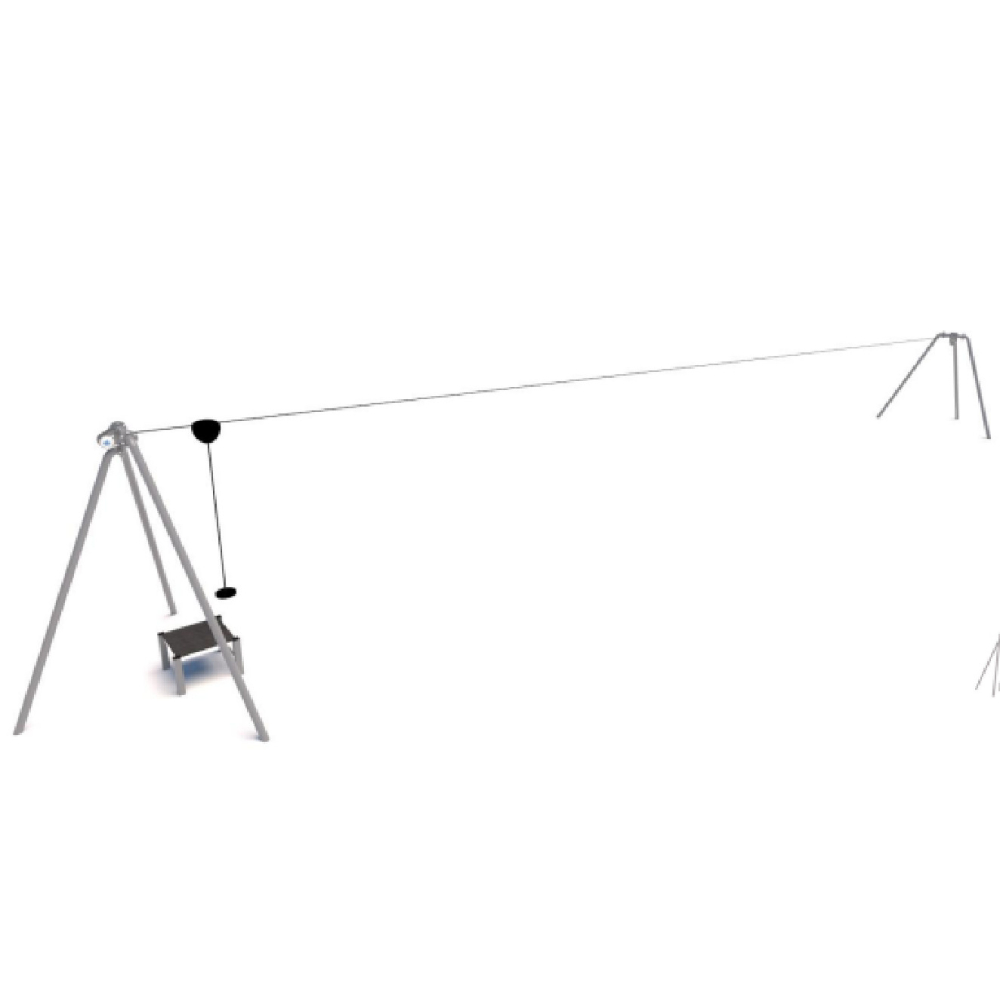 Zip line 21m P3601 – a modern playground for children