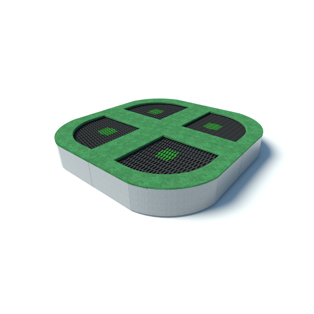 In-ground trampoline set FLEA | Starmax