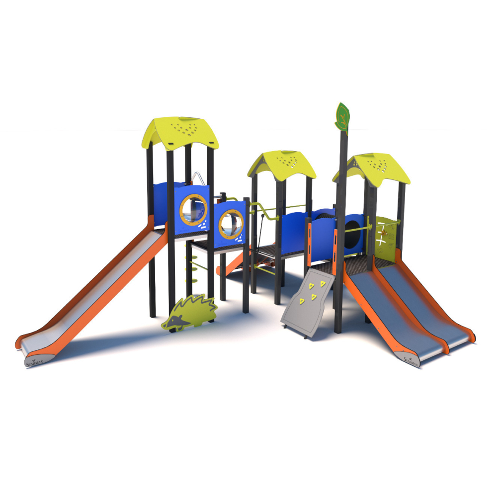 P11162 – Forest Adventure – a set with three canopies and four slides | Starmax