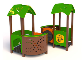 Playground P1102 with a tunnel – safe play for the youngest | Starmax