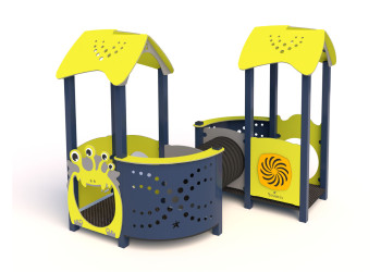 Playground P1102 with a tunnel – safe play for the youngest | Starmax
