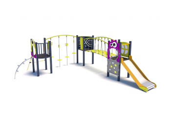 Set 12 – a modern playground for climbing and play for children