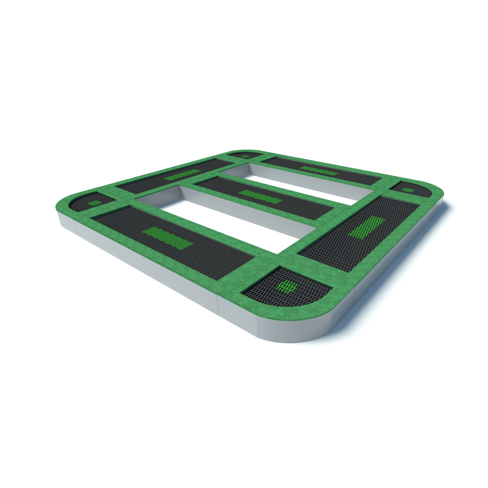 In-ground trampoline set FROG | Starmax
