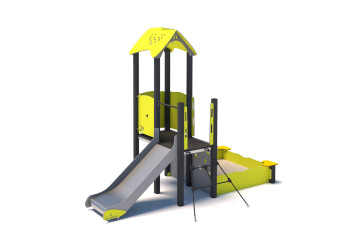 Set 106 – a classic playground with a sandpit and a slide | STARMAX